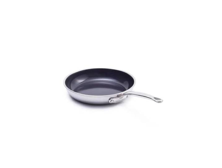 GreenPan Premiere 3-Ply Edelstahl Bratpfanne 28 cm, Keramik-Antihaft 3-Ply Edelstahl, Keramik-Antihaft, für Induktion