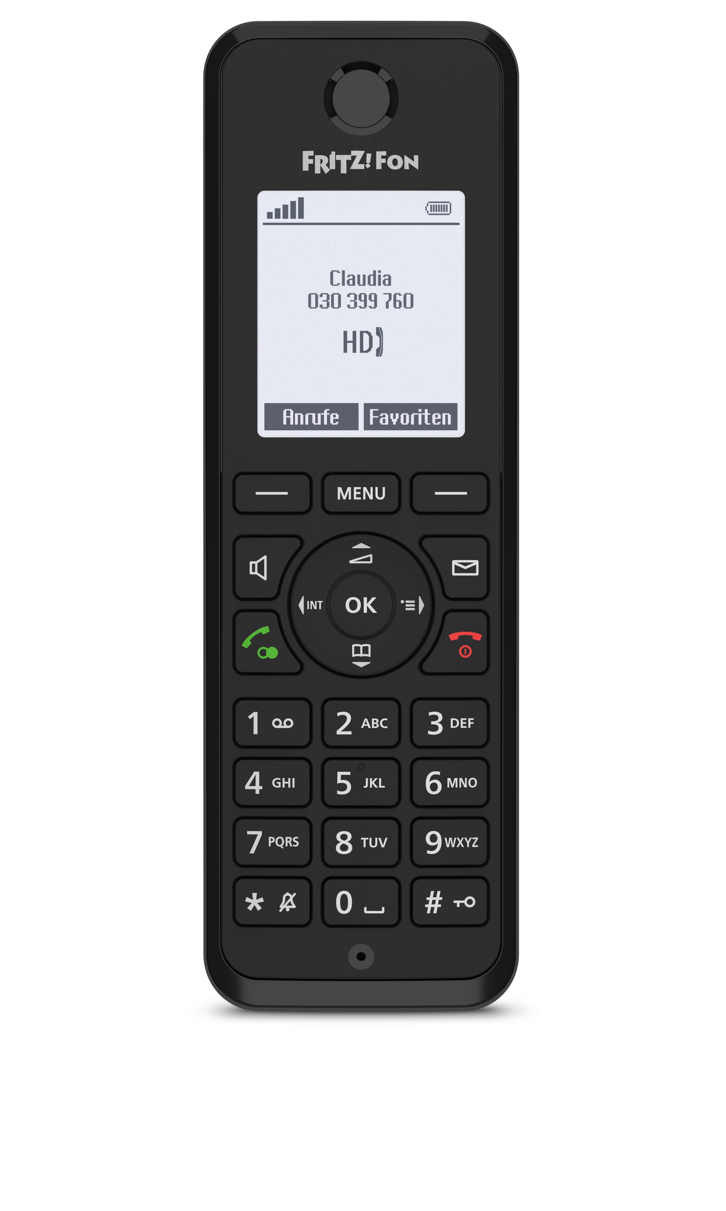 FRITZ!Fon M3 schnurloses DECT Komforttelefon für FRITZ!Box schwarz