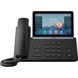 Yealink SIP-T87W Telefon, schwarz, schnurgebunden, mit Touchscreen, WLAN, Bluetooth