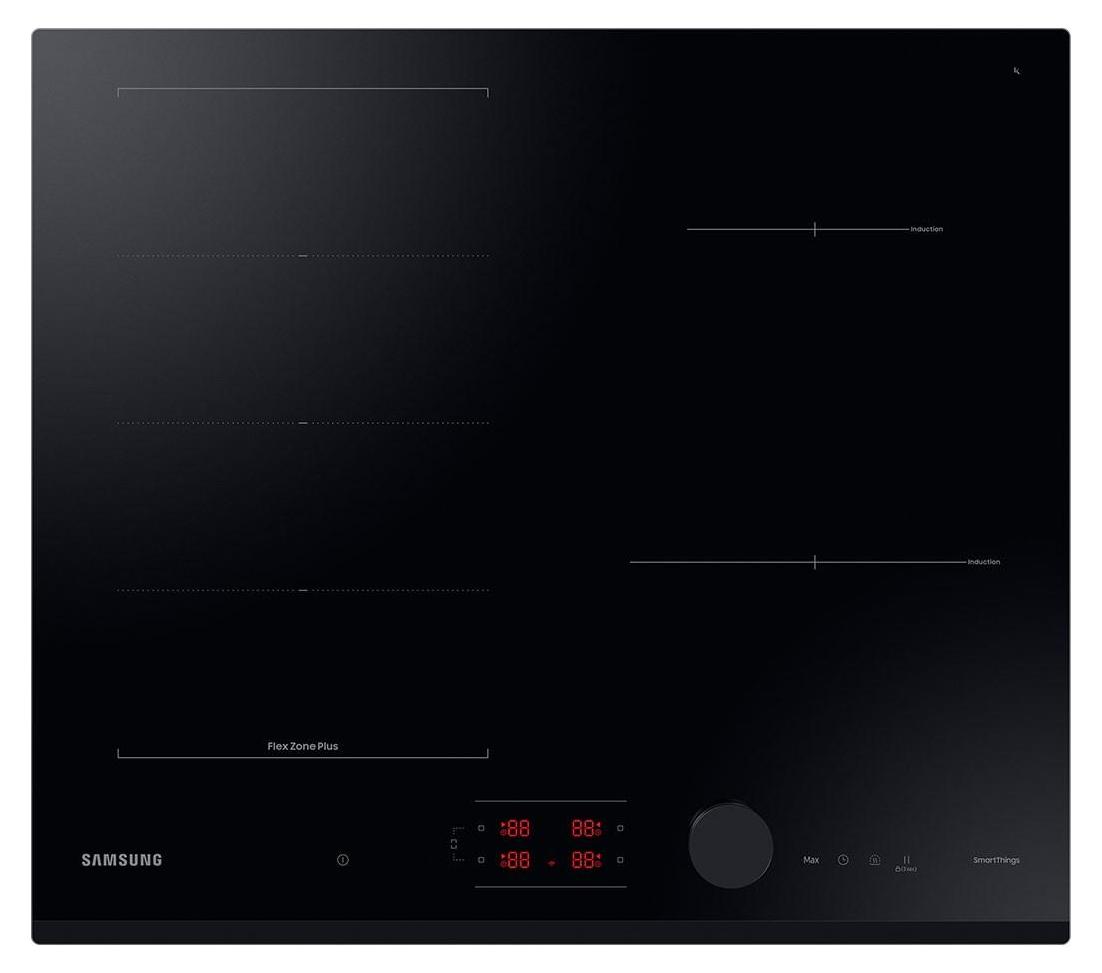 Samsung NZ64B6058GK, Schwarz, Integriert, 59 cm, Zonen-Induktionskochfeld, Glas, 4 Zone(n)