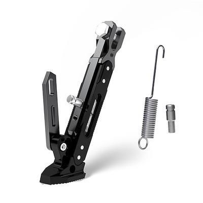 Universeller Motorrad-Seitenständer, verstellbares Seitenstativ für Motorrad, Motocross-Roller und Moped