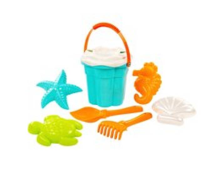 Sandspielzeug-Set Eimergarnitur Safari 8-tlg.