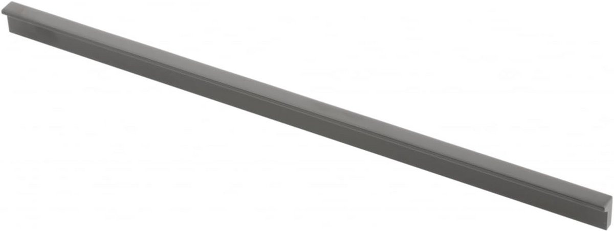 Matzwarte aluminium meubelgreep PILLAR voor hoge meubels