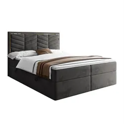 KONTINENTALBETT AURORA 180x200 mit Bettkasten Royal Velvet 185