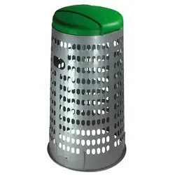 Hardwex Abfallsackhalter, 120 l, Grüner Deckel