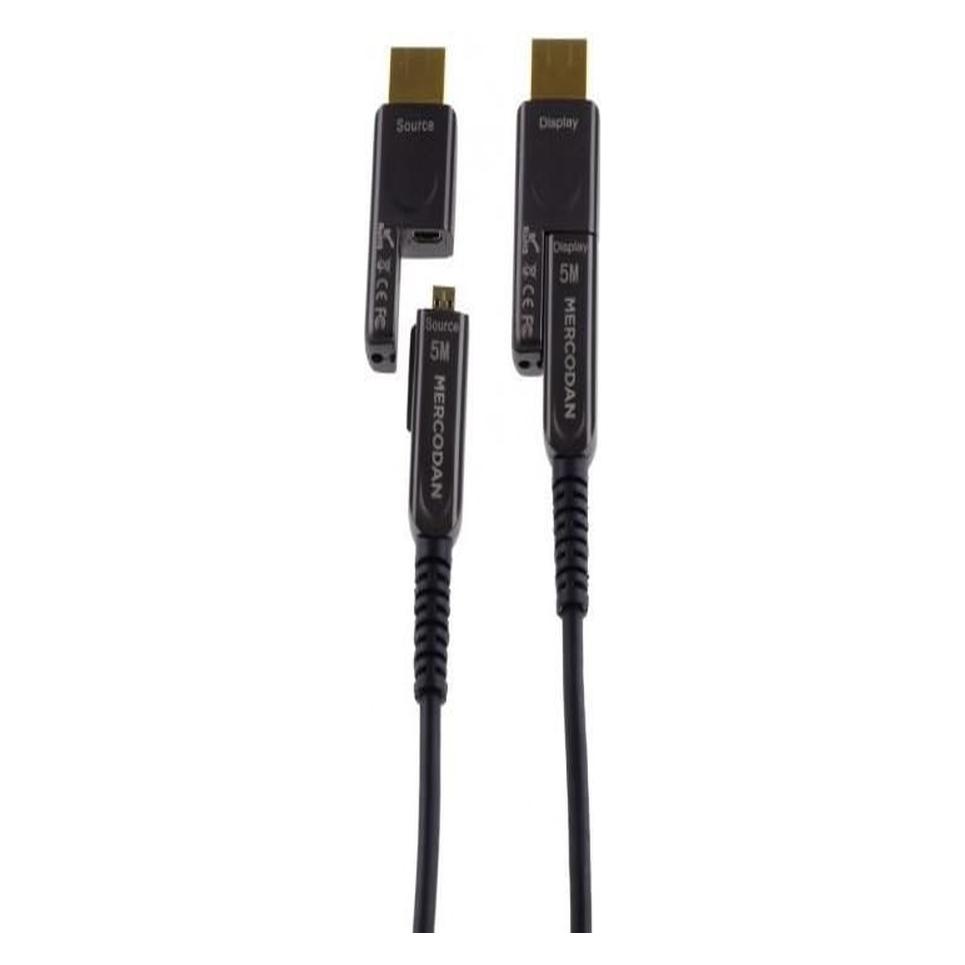 Mercodan Fiber optisk HDMI 5m, HDMI (5 m) (581670012)