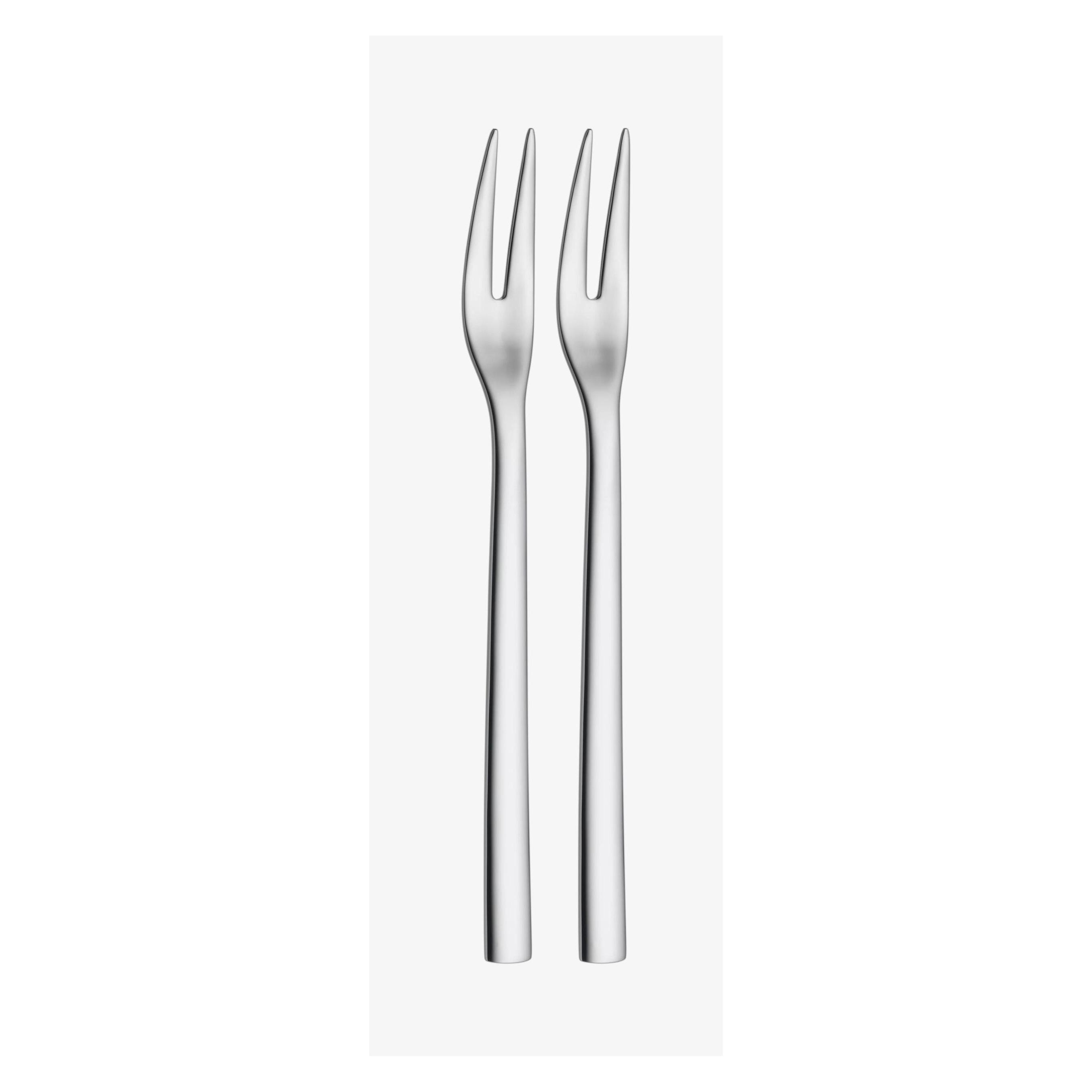 WMF Serviergabel Set 2tlg, 20cm Vorlegegabel Aufschnittgabel Nuova Edelstahl (Serviergabel) (12.9149.6042)