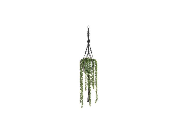Hängepflanze Künstlich 50 cm, Grün, Kunststoff, 110 cm, Dekoration, Blumen & Blumentöpfe, Kunstblumen
