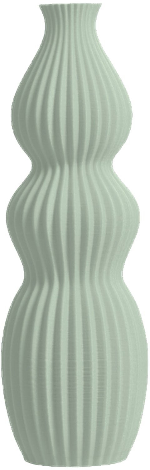 Layvo ISOLA Vaasje Salie - 25 cm - Organisch vormgegeven vaasje van gerecycled plastic
