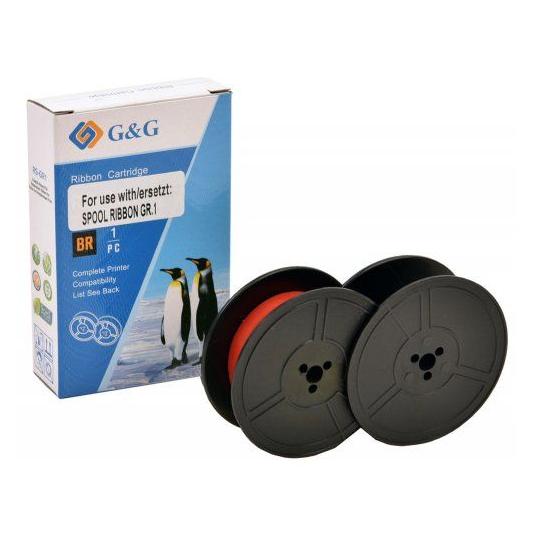 G&G Farbband ers Gruppe 1SR/ Gr.1SR Schwarz/Rot (18459)