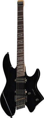 Larry Carlton X6 Headless 6 Trans Black Transparent Schwarz