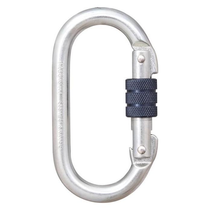 Kratos Stahl-Karabiner FA5010117 (250 kg) (FA5010117)