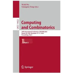Computing and Combinatorics, Fachbücher von Weili Wu, Guangmo Tong