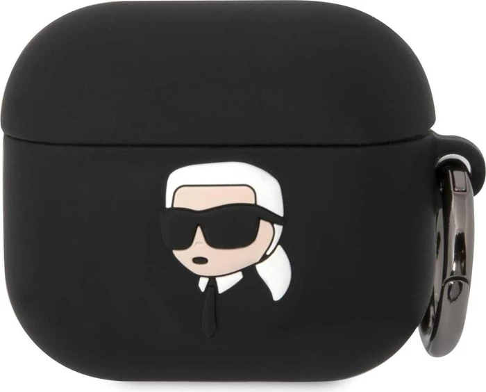 Karl Lagerfeld Airpods 3 D Logo NFT Karl Head Silicone Case (Kopfhörer Hülle) (KF001461-0)