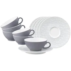 Seltmann, Tasse, Life Fashion Teetassen mit Untertassen (140 ml, 6x)