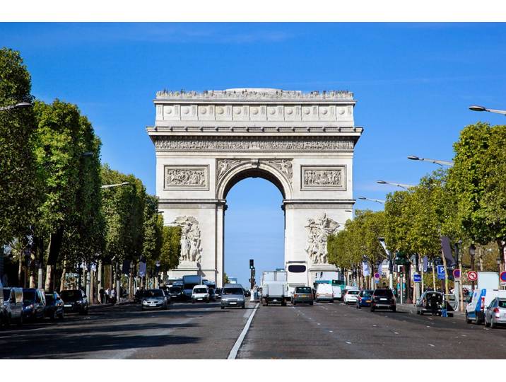 Fototapete PAPERMOON Arc de Trio , bunt, B:1,5m L:1,11m, Vlies, Tapeten, Fototapete