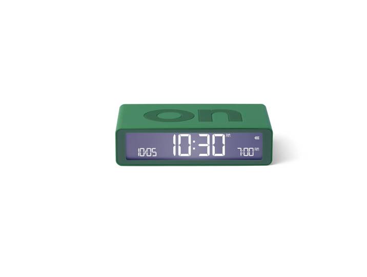 Lexon Wecker Flip Grün Kunststoff - Farbe: green