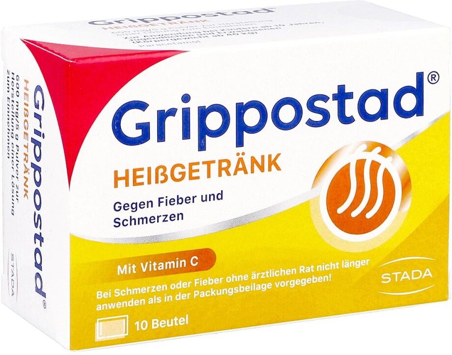 Grippostad Heißgetränk bei Schmerzen und Fieber