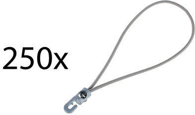 Stairville Spannfix Ø 4mm Grey 250 pcs. Silbergrau