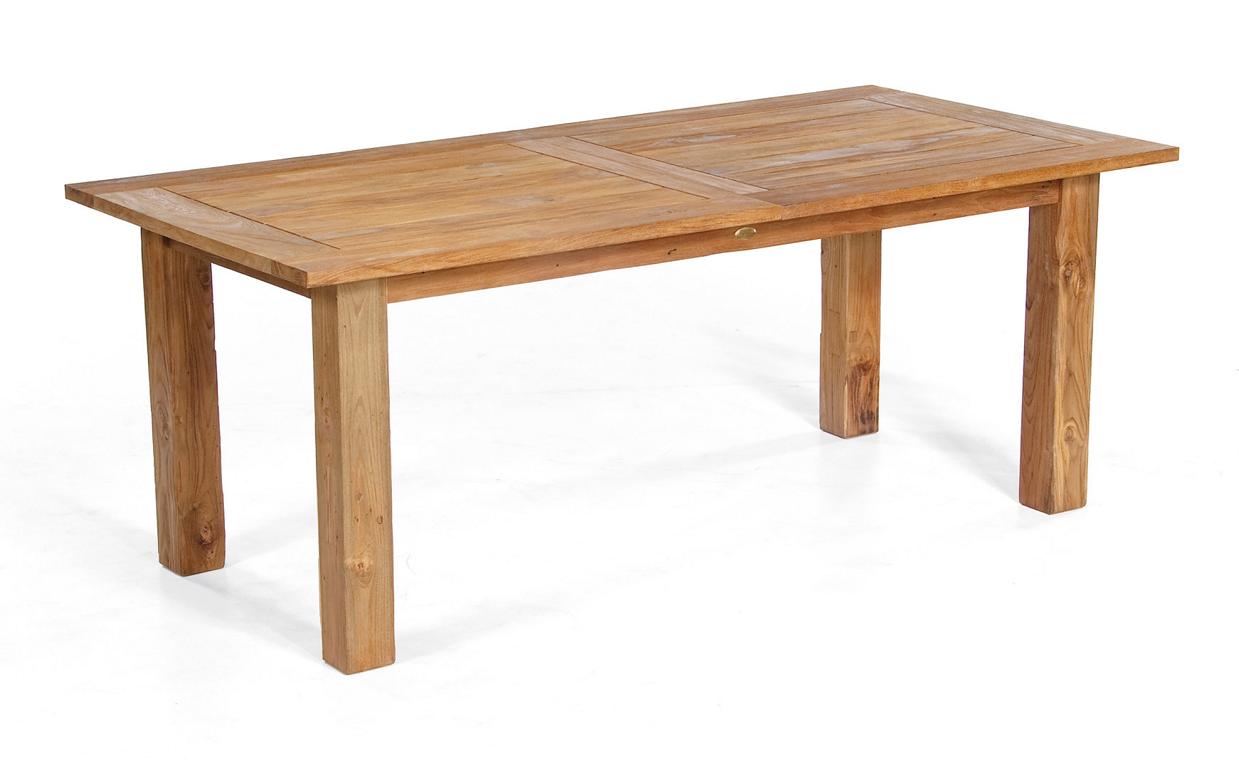 MUESING Ausziehtisch Charleston Old-Teak-Natur m it Syncronauszug ca. 200x100 auf 260 cm 16905875