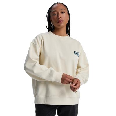 Fleecepullover QUIKSILVER "Standard", Damen, Gr. XS, bone, Obermaterial: 100% Baumwolle., Sweatshirts Fleecepullover