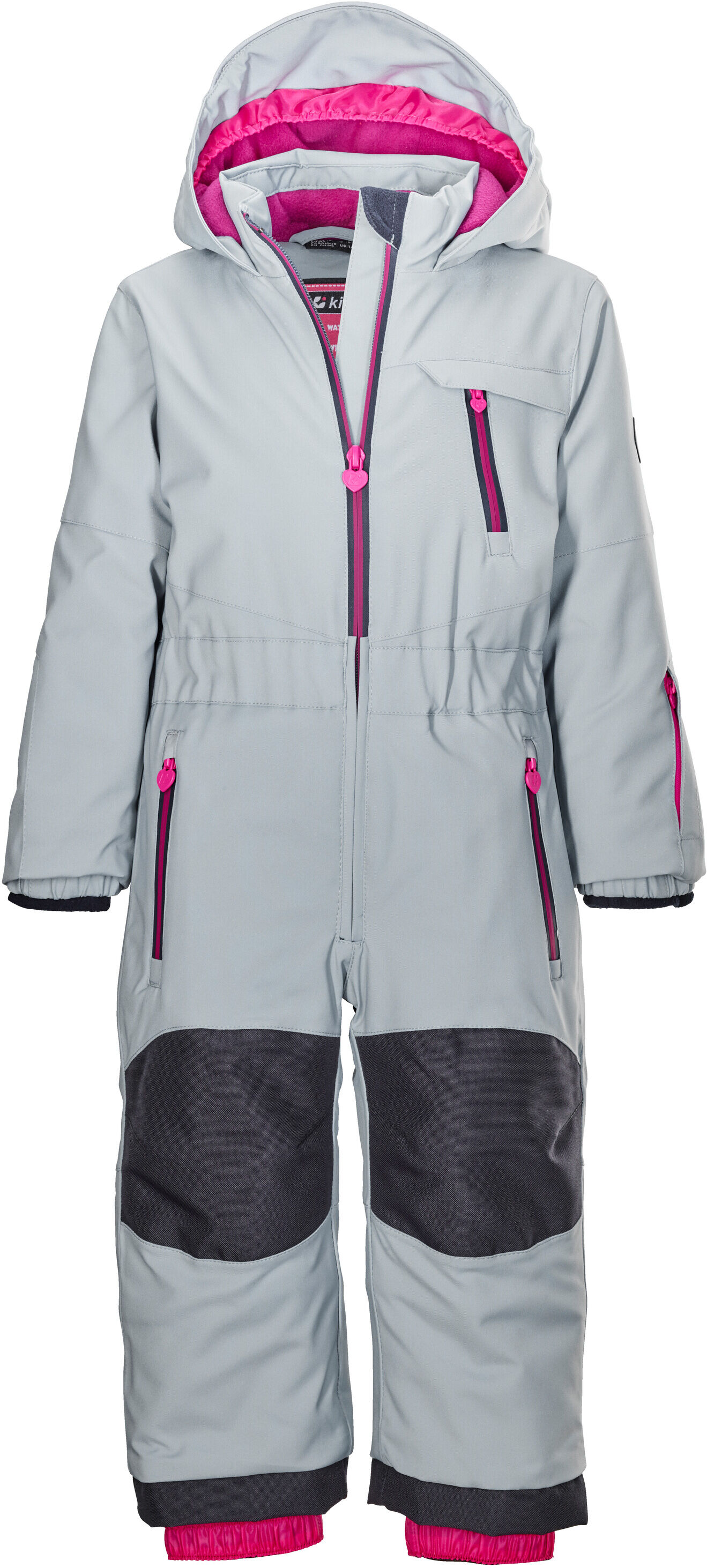 Skianzug KILLTEC "KW 102 MNS ONPC", Mädchen, Gr. 86/92, blau (stahlblau), Obermaterial: 100% Polyester.Futter: 100% Polyester.Füllung: 100% Polyester, Sportanzüge Skianzug, Skioverall: wind-u wasserdicht, Fleecefutter, verlängerbar