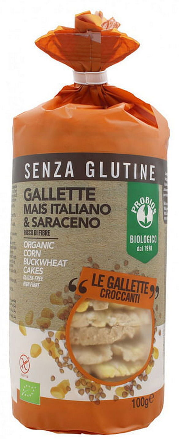 Probios Gallette Mais/saraceno 100 G
