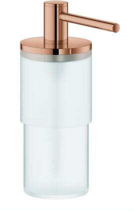 Grohe Atrio distributeur de savon 40306DA3 coucher de soleil chaud, verre