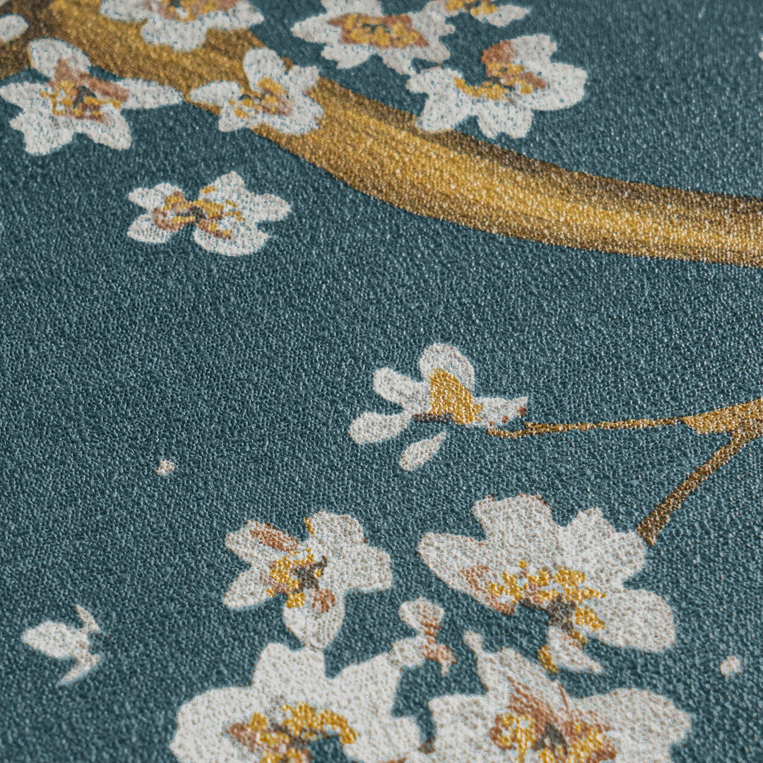 Galerie Home Galerie Horizon Cherry Blossom Wallpaper Blue 1,005cm L