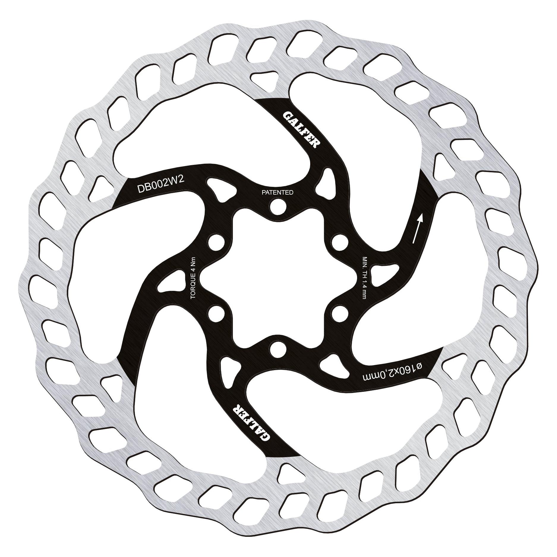Galfer Bike Wave Fixed MTB Bremsscheiben (223 mm) (DB007W)