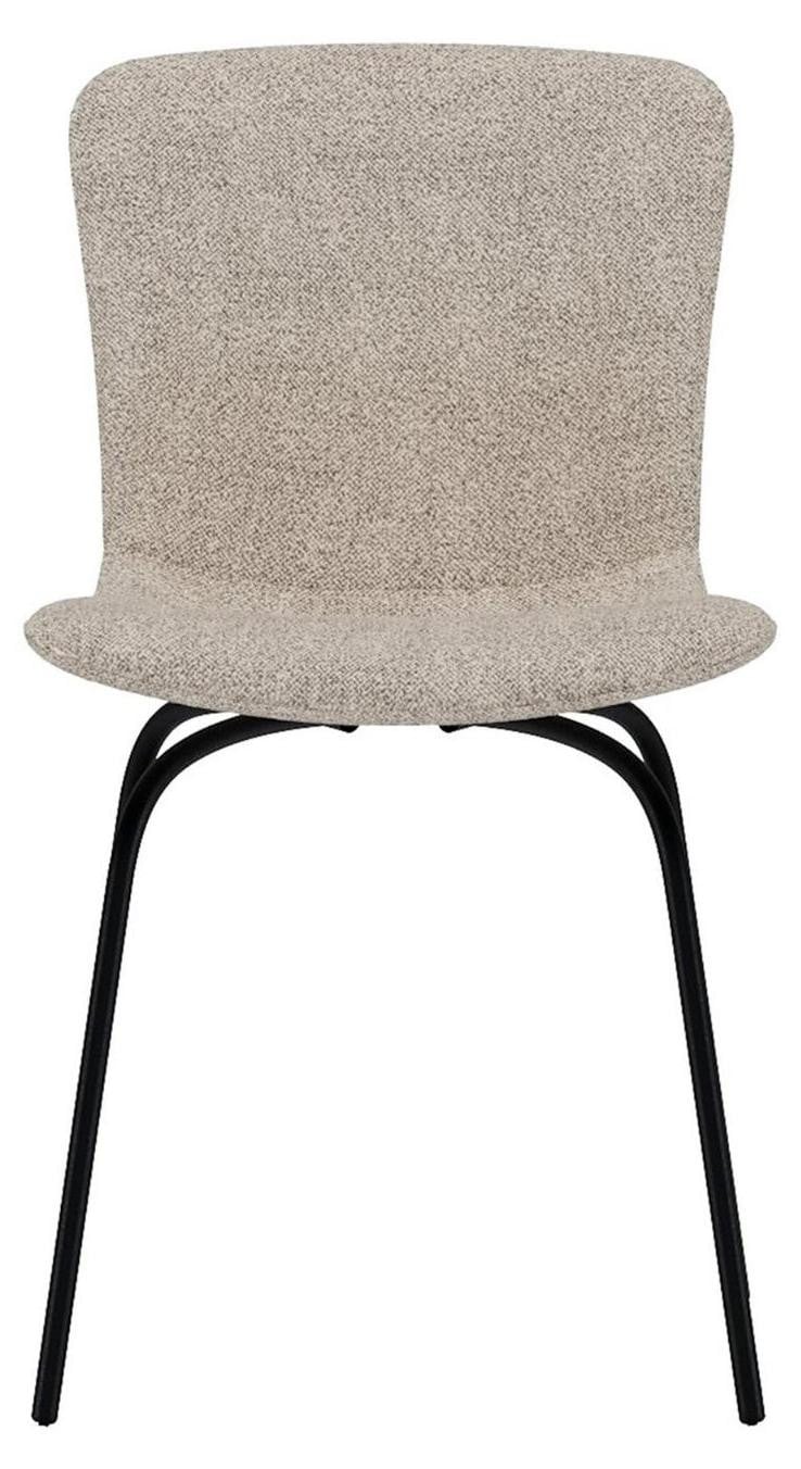Linus eetkamerstoel beige bouclé