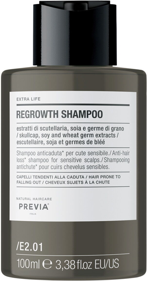 100ml PREVIA Extra Life Regrowth Shampoo