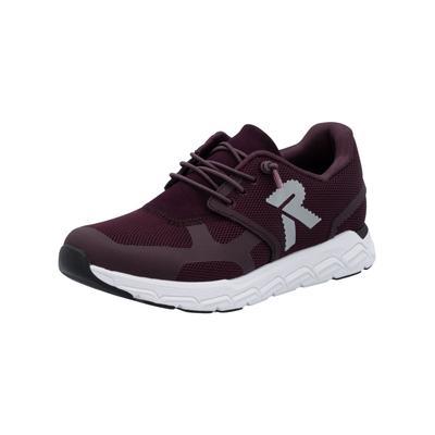 Sneaker RIEKER "Rieker Sneaker Textil", Damen, Gr. 38, lila (schwarzberry), Textil, Schuhe Sneaker