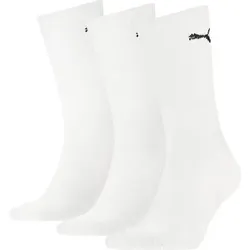 PUMA Herren SPORT CREW LIGHTWEIGHT 3P, Größe 43-46 in Weiß Weiß