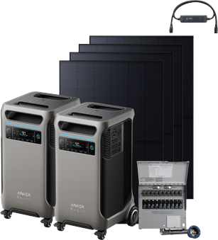 2× Anker SOLIX F3800 + Power Backup Kit + 4× 410W Rigid Solar Panel