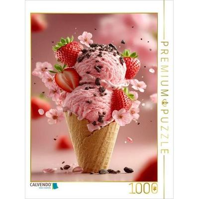 CALVENDO Puzzle Ein Erdbeertraum | 1000 Teile Lege-Größe 64x48cm Foto-Puzzle für glückliche Stunden