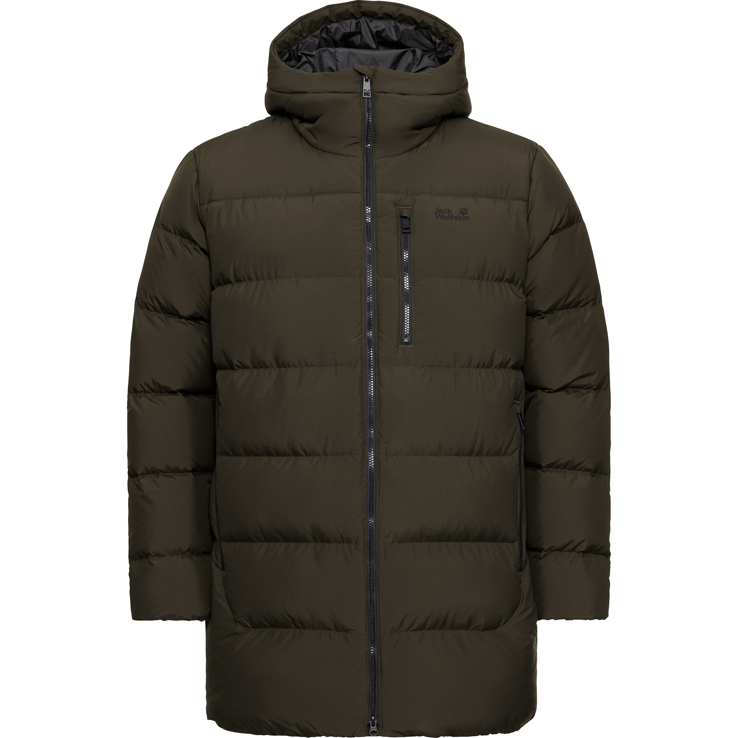 Jack Wolfskin Colonius Mantel Herren Winterjacke gruen Größe L Lifestyle Wasserabweisend Wasserabweisend