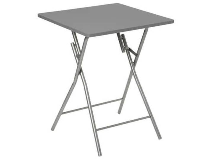 Table Pliante Grise 60 x 60 x 75 cm