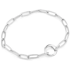 ANIA HAIE - BRACELET - LINK CHARM CHAIN CONNECTOR  - silver