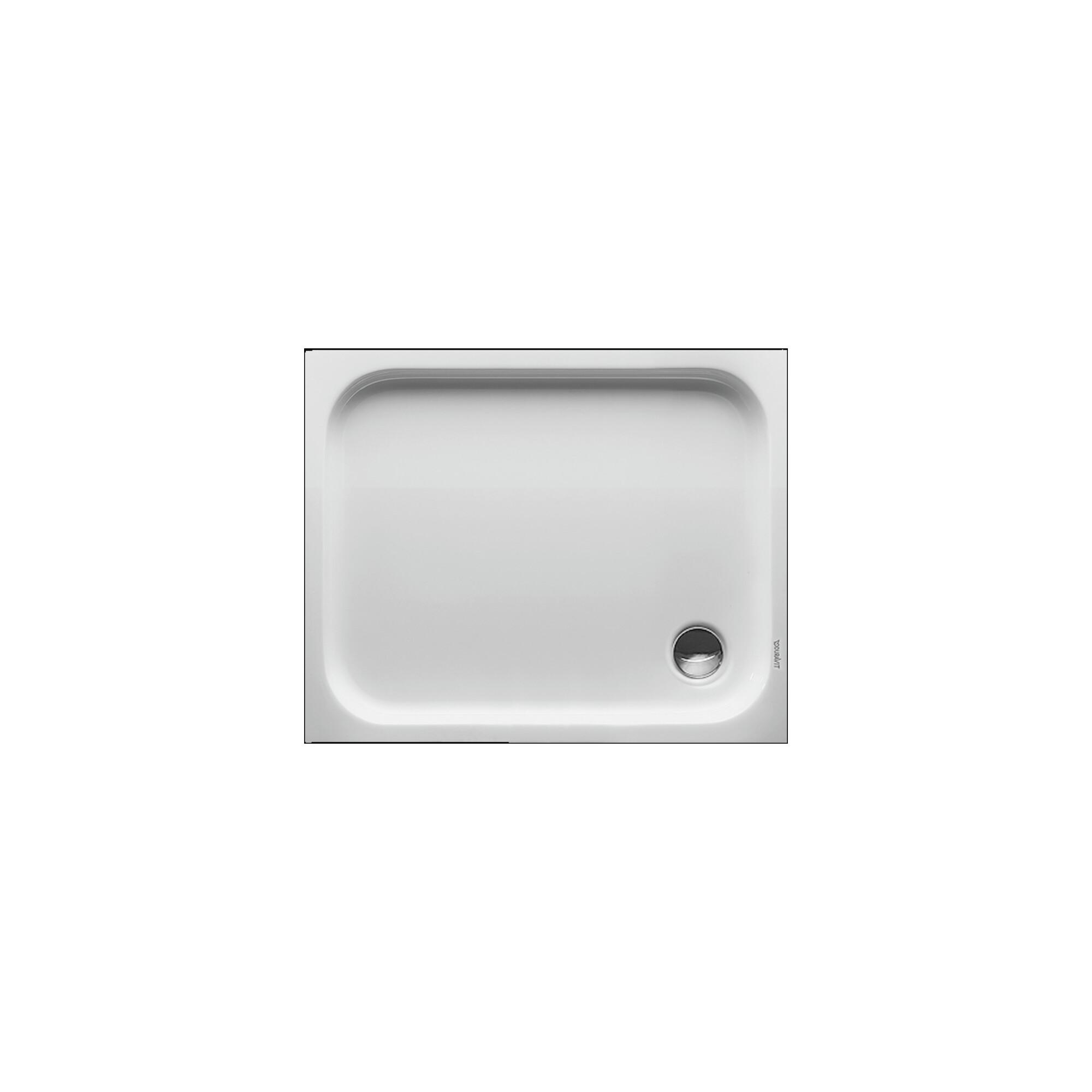 Duravit Rechteck-Duschwanne D-Code 100x80x8,5cm, weiß (720106000000000)