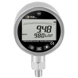 PCE Instruments Druckmessgerät PCE-DPG 25 Luftdruck & Wasserdruck PEAK Funktion 2,5 Ansprechzeit <50 ms digital