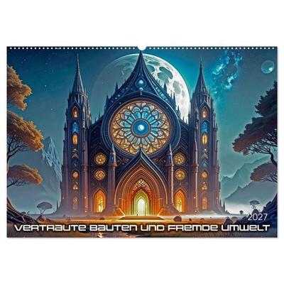 Vertraute Bauten und fremde Umwelt (Wandkalender 2027 DIN A2 quer), CALVENDO Monatskalender