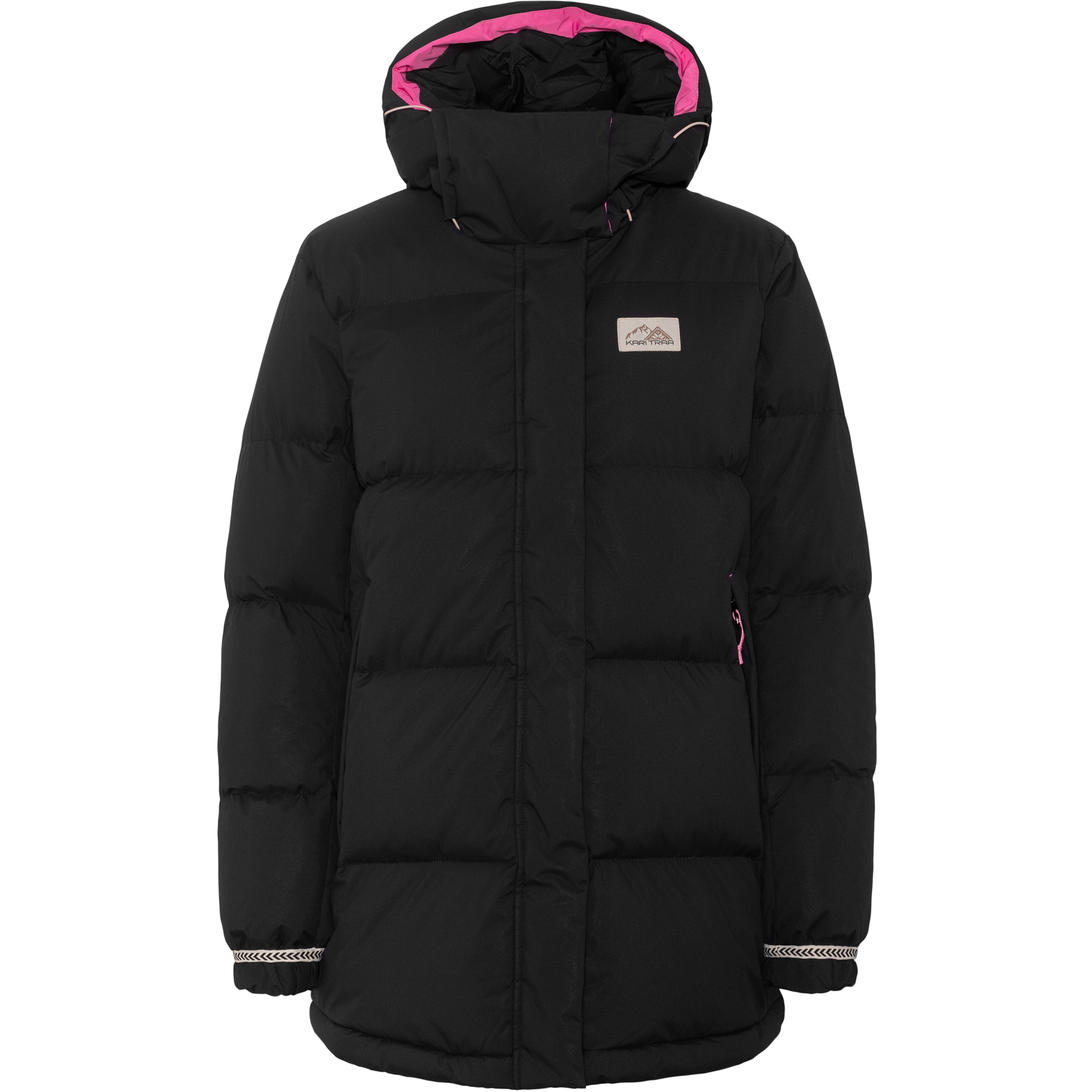Kari Traa Evy Down Parka Damen Winterjacke schwarz Größe L Lifestyle Wasserabweisend Wasserabweisend