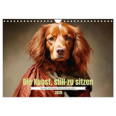 Die Kunst, still zu sitzen (Wandkalender 2026 DIN A4 quer), CALVENDO Monatskalender