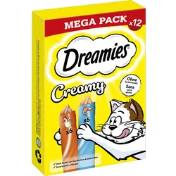 Dreamies Katzenleckerli Creamy mit Huhn & Lachs 7x120 g