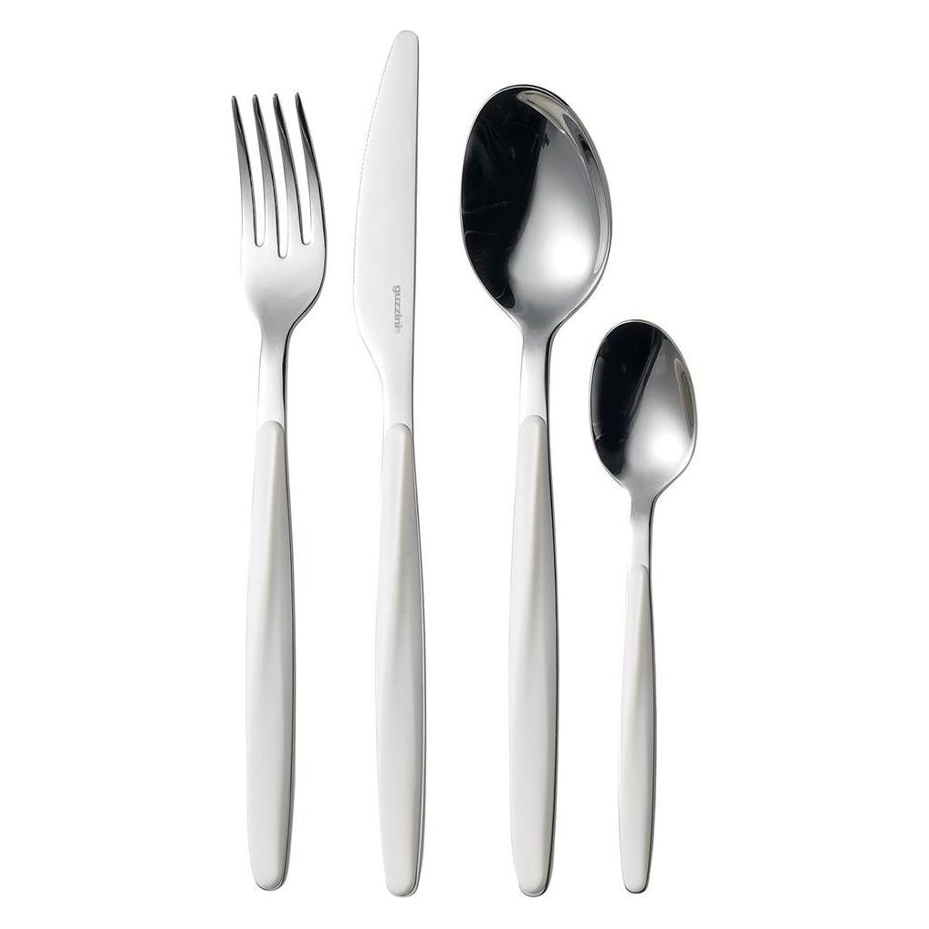 Guzzini 11070011Besteckset 24-delig wit 168x75x255mm My Fusion (24 Stk.) (11070011)
