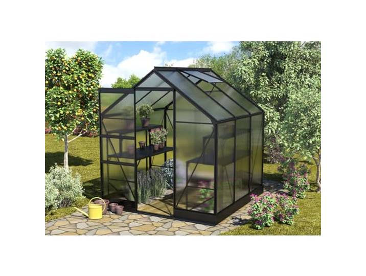 Vitavia Gewächshaus Apollo 3800, HKP 6mm, schwarz