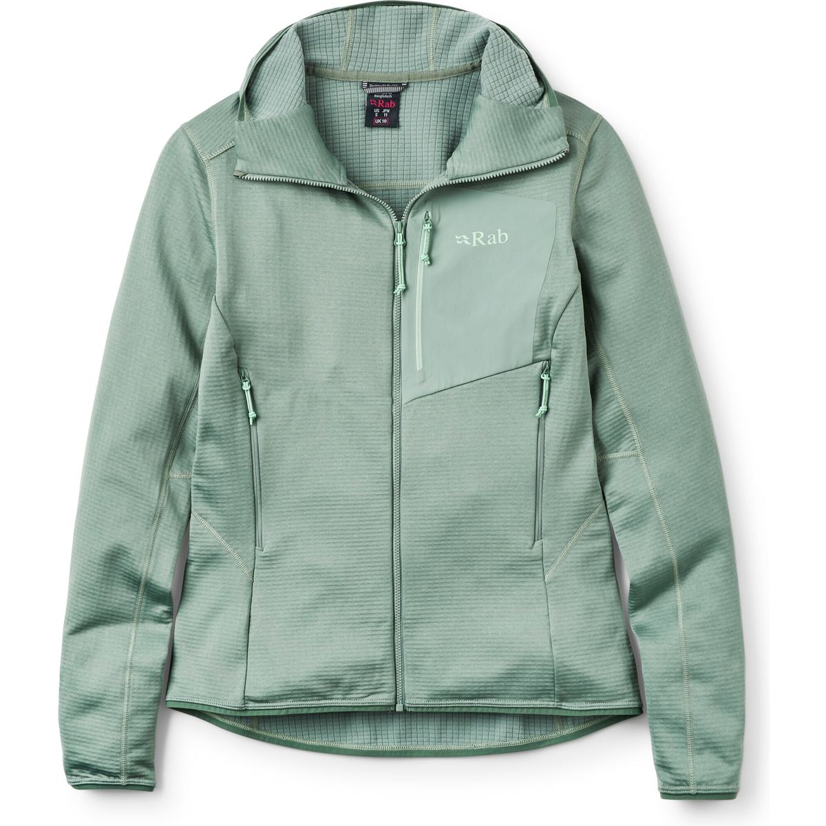 Rab Ascendor Light Hoody Wmns dark fig green (DFG) 14 QFG-59-DFG-14