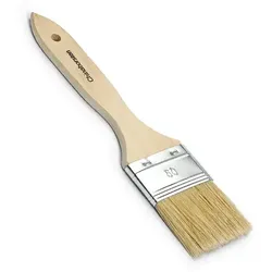 Pinsel Nölle Flachpinsel 1. Stärke 60 mm breit Flachpinsel mit Holzstiel unlackiert