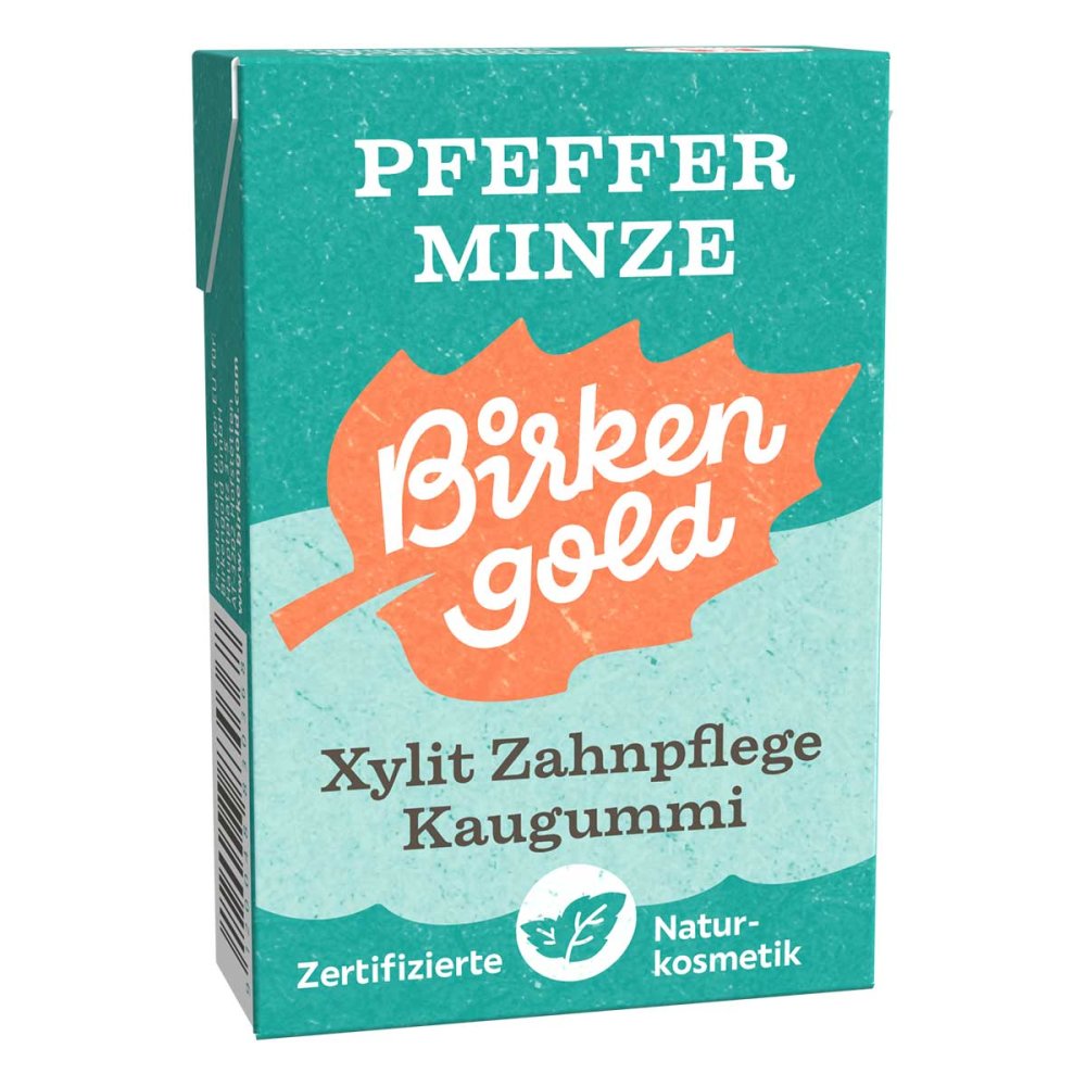 Birkengold GmbH Birkengold Zahnpflege Natur Kaugummi Pfefferminze 19290325